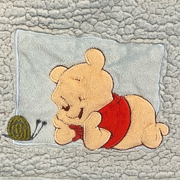 Disney Baby Light Blue “My First Blankie” Winnie The Pooh - Picture 2 of 6